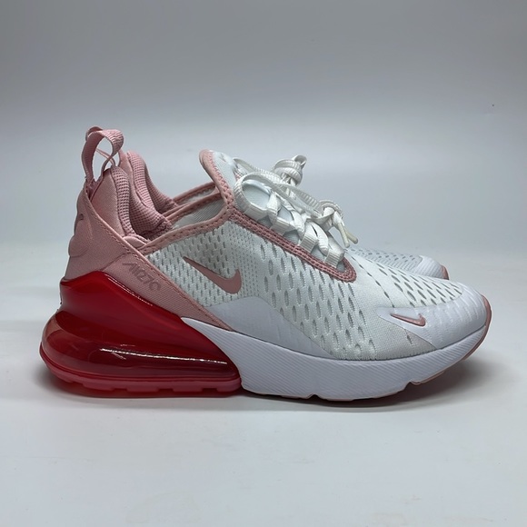 Nike Air Max 270 GS Pink Glaze White 943345 108 NWOB - Picture 2 of 5